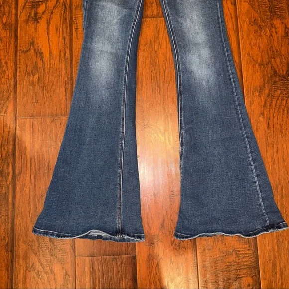 Bridge by Gly High Rise Super Flare Jeans – Size 26 - Picture 2 of 6